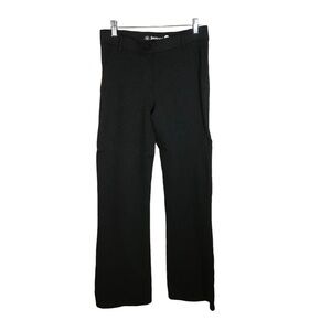 Betabrand boot cut classic dress pant yoga pants size small heathered black